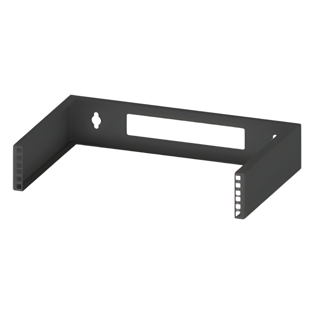 Rack Abierto de Pared / 19 Pulgadas / 2 Unidades de Rack / Profundidad 322 mm (1.06 ft) / Acero Calibre 18 / Peso 1.26 kg