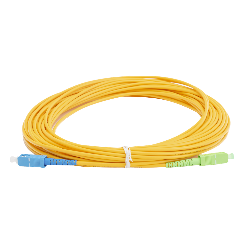 Jumper de Fibra Óptica / Monomodo OS2 / SC/UPC-SC/APC / Simplex / 15 m (49.21 ft) / 3 mm / PVC