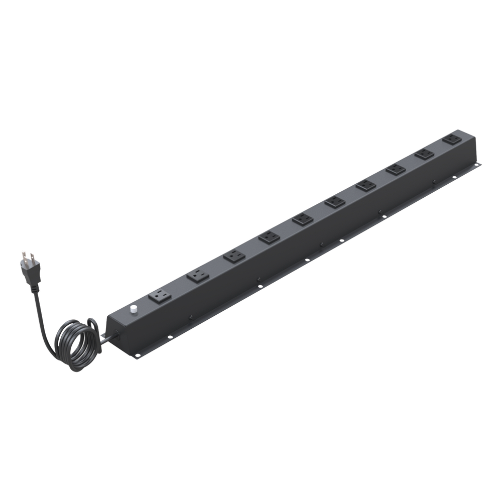 PDU Vertical / 10 Contactos NEMA 5-15R / 120Vca 15A / Racks EIRL y EIQR