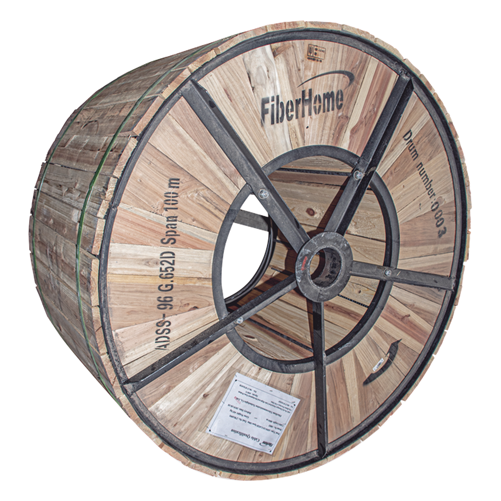Cable ADSS / G.652D Monomodo / 96 Hilos / Span 100 m (328 ft) / 4 km (2.49 mi) / Exterior HDPE