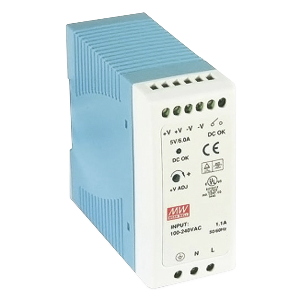 Fuente de Poder Riel DIN / 12VCC / 40W / Entrada Universal 85-264VAC / 1.57 x 3.54 x 3.94 in