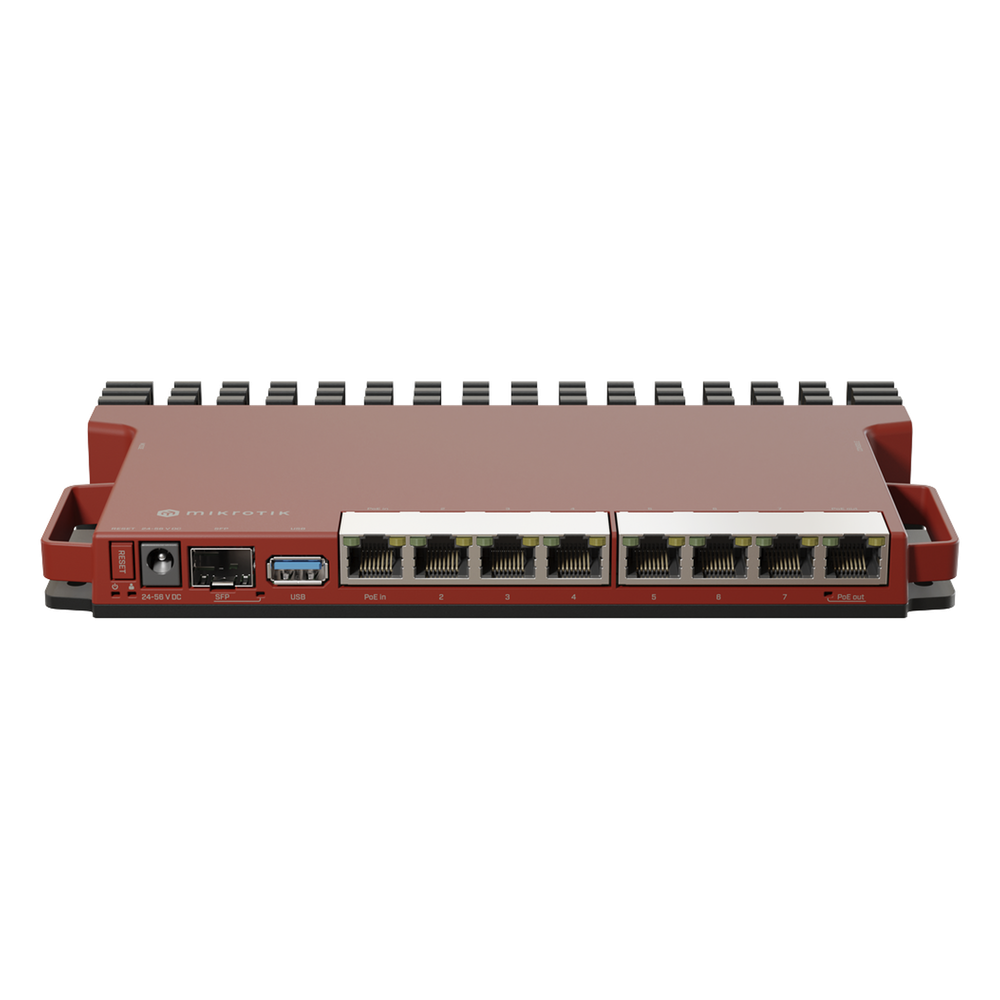 Router / 8 Puertos Gigabit / PoE In/Out / SFP 2.5G / CPU ARM Dual-Core / Rack 1U