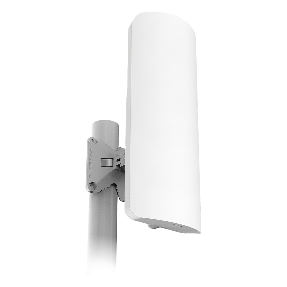 Punto de Acceso PTP y PTMP / 2.4 GHz / Antena Sectorial 12 dBi / 120° Apertura / 30 dBm / 600 MHz CPU / Gigabit Ethernet / 459 x 1.14 x 3.23 pies