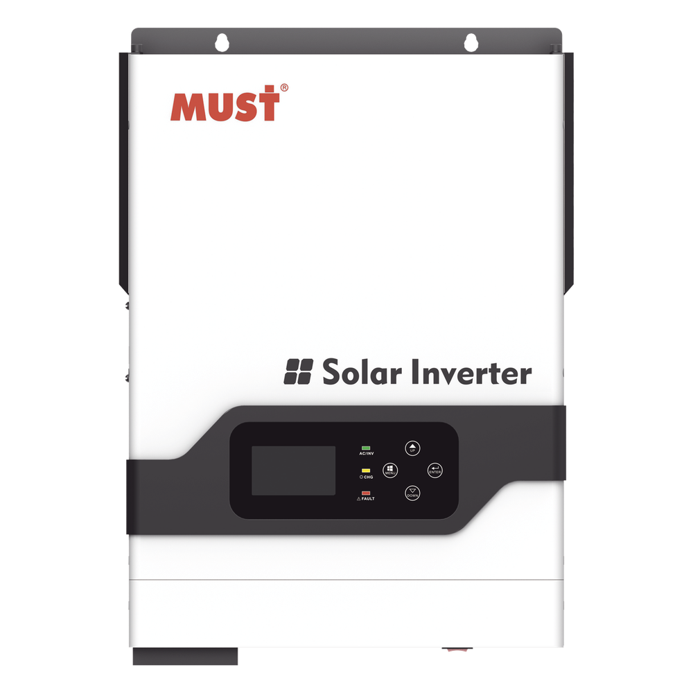 Inversor Cargador / 2 kW / 24 Vcd / 120 Vca / Onda Sinusoidal Pura / MPPT 1500 W / Paralelo 3 Unidades