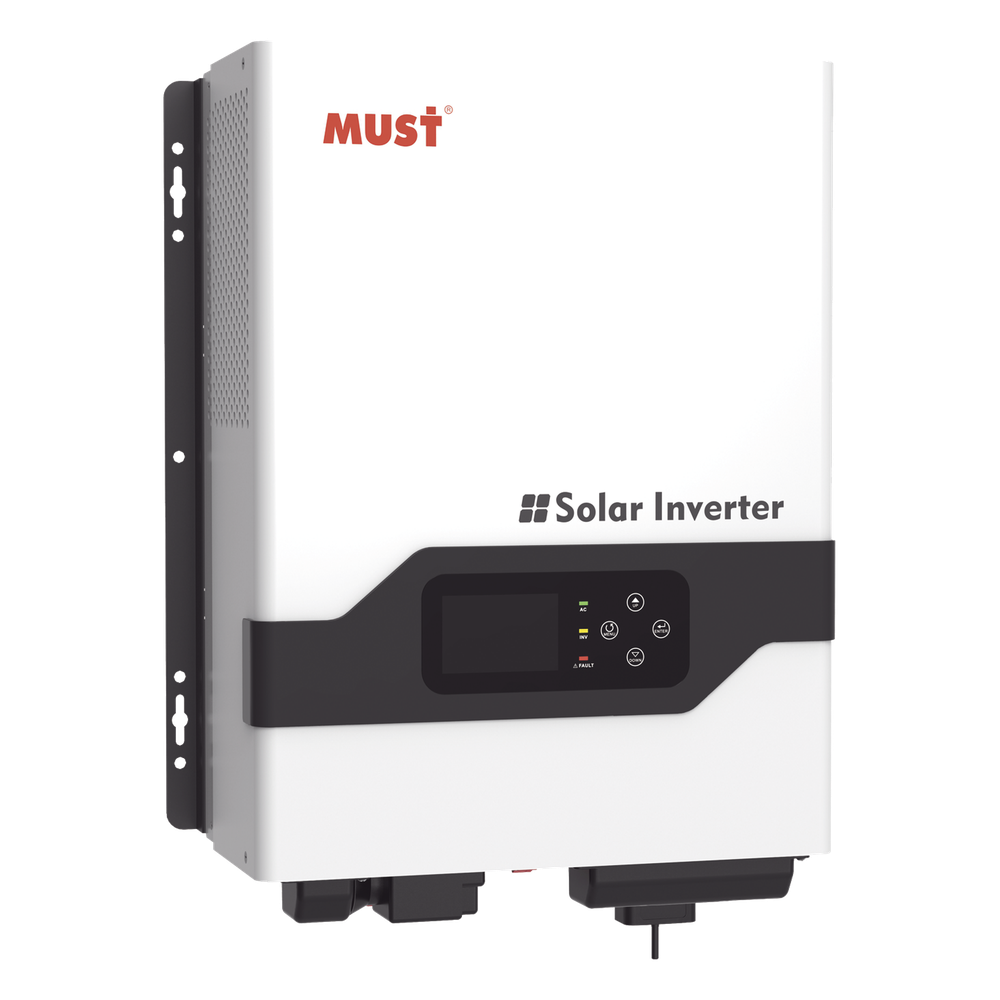 Inversor Cargador Solar / 3 kW / 48 Vcd / 220Vca Entrada / 110-220Vca Salida / Onda Sinusoidal Pura / MPPT 80A