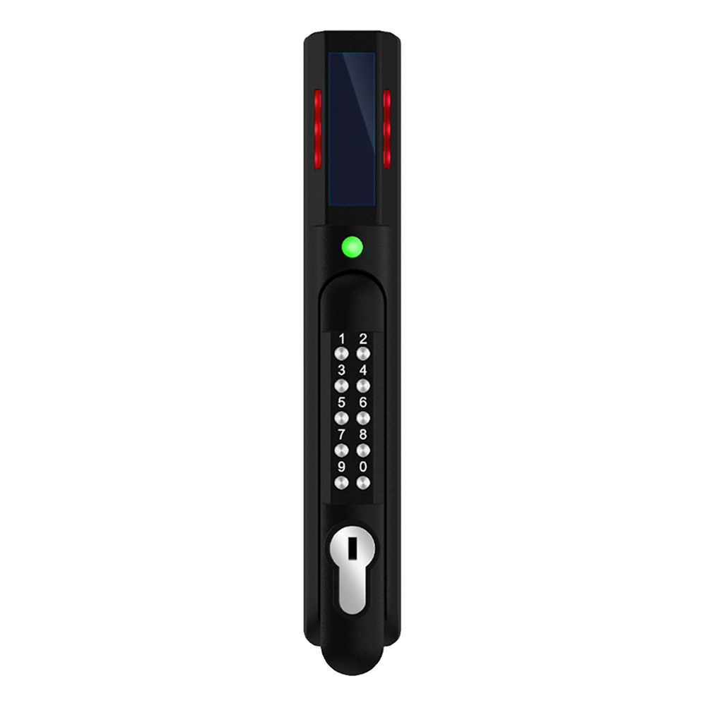 Chapa de Seguridad / RFID Dual 125 kHz/13.56 MHz / Teclado PIN / Sensor de Humedad / 200 Usuarios