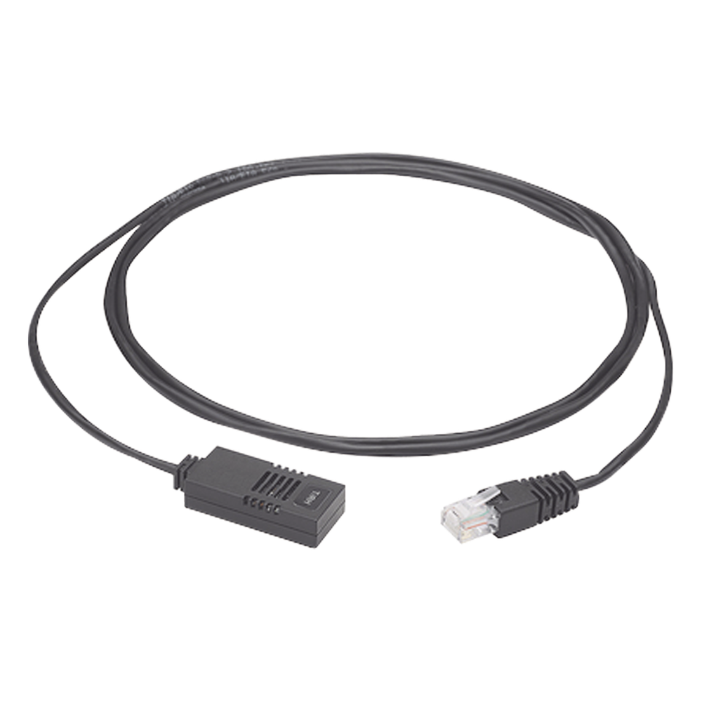 Sensor de Monitoreo Ambiental / Conversión A/D Integrada / Exactitud 5% RH / Rango 0°C a +65°C / Cable 6.56 ft / RJ45 / Gabinetes Telecom y Data Centers