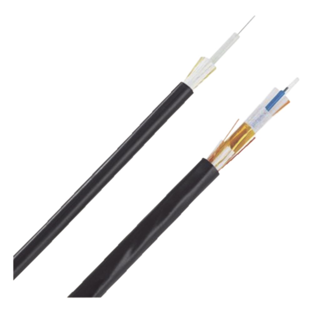 Cable de Fibra Óptica / 6 Hilos / Monomodo OS2 / Interior-Exterior / Loose Tube 250μm / OFNR Riser / Dieléctrico / 0.61 m (2 ft) Marcas