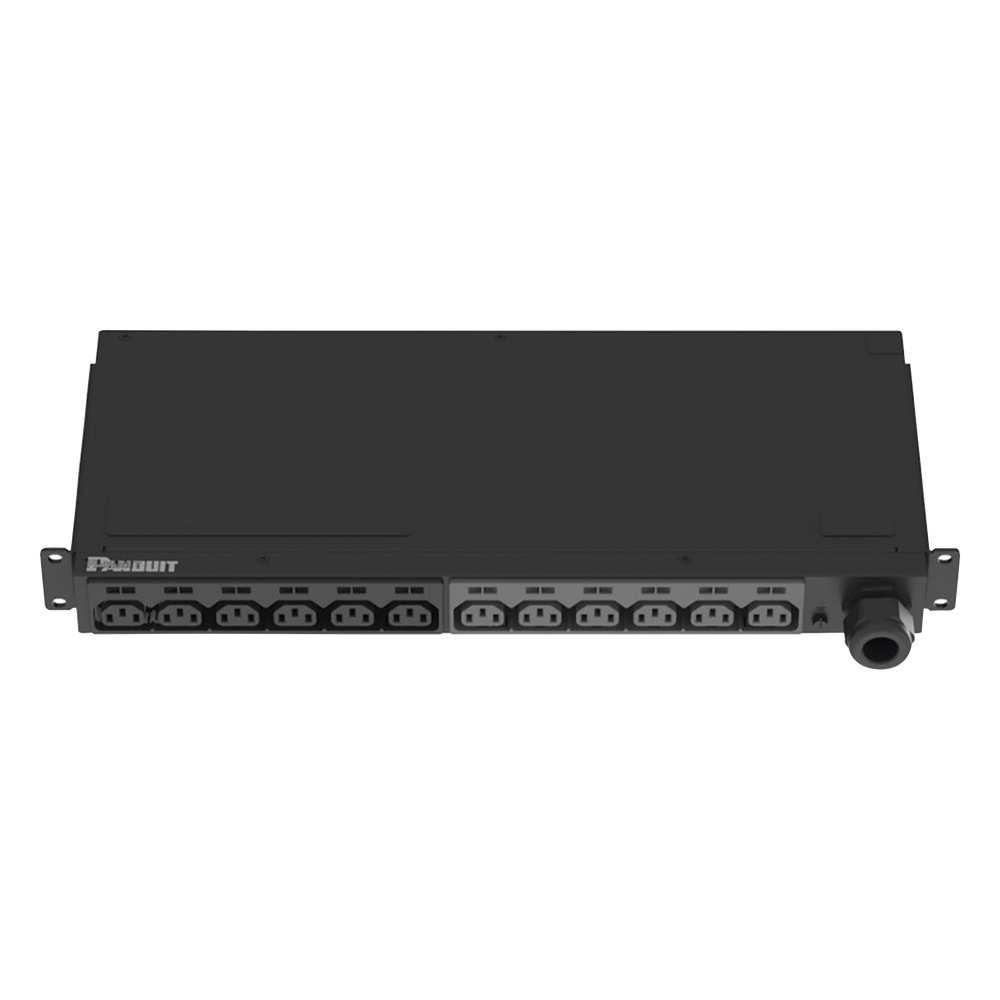 PDU Básico para Rack / 12 Contactos C13 / NEMA L6-30P / 30A 208Vca / Horizontal 1UR / Cable 3 m (9.8 ft)