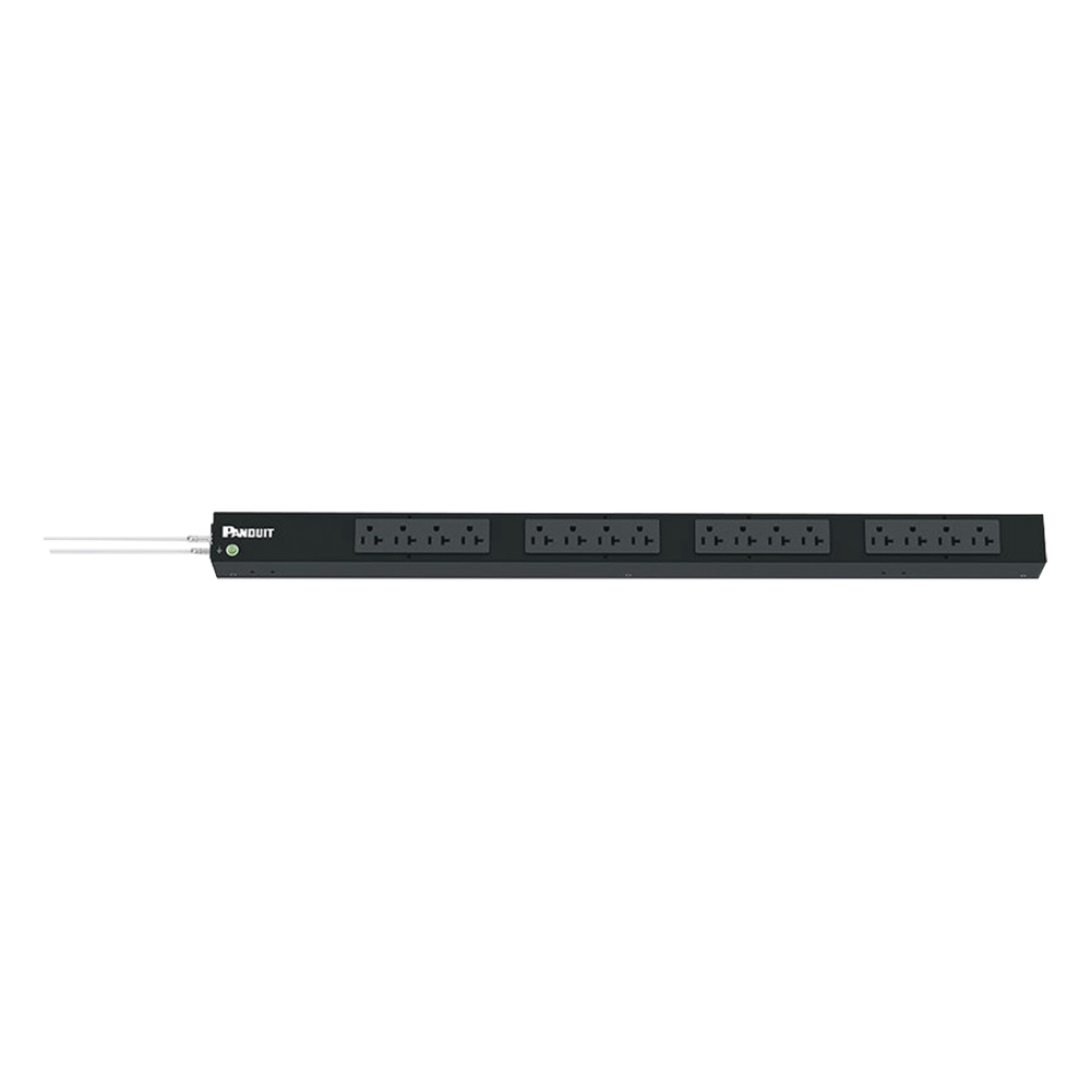 PDU Básico para Rack / 16 Contactos NEMA 5-20R / 20 A / 120 Vca / Montaje Vertical 0U / Cable 3 m (9.8 ft)