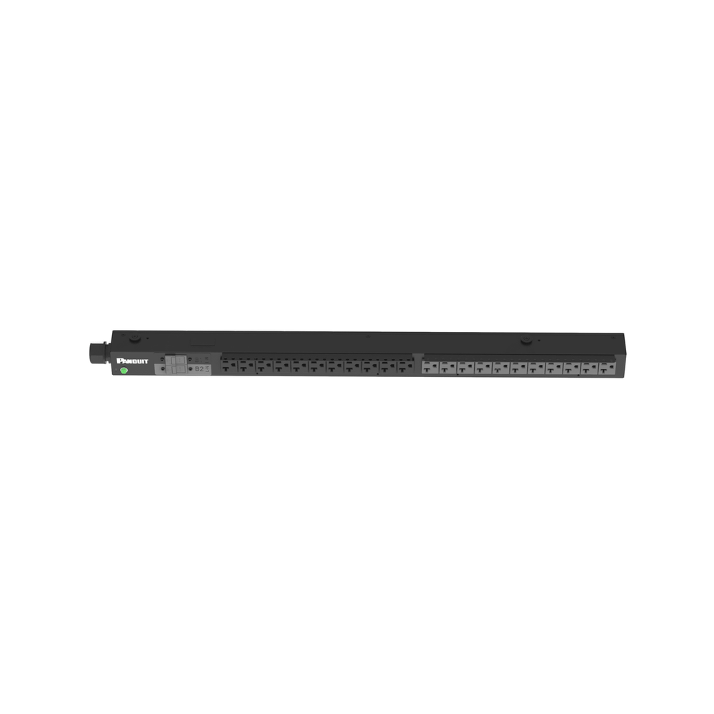 PDU Básico / 22 Salidas NEMA 5-20R / Entrada NEMA L5-30P / 120 Vca / 30A / Cable 3m (10 ft) / Montaje Vertical 0U
