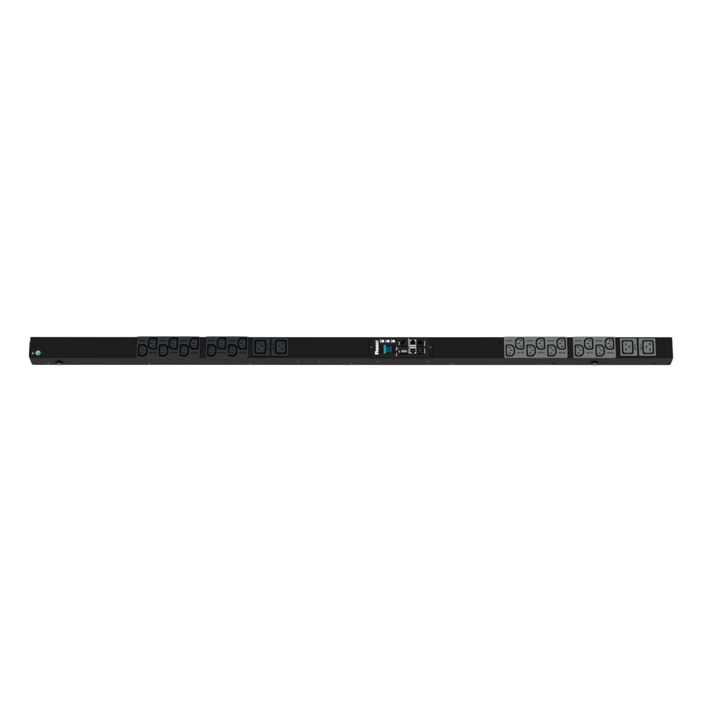 PDU Monitoreable / 24 Salidas C13 y C19 / Entrada NEMA L6-20P / 208 Vca / 20 Amp / Instalación Vertical / Pantalla OLED