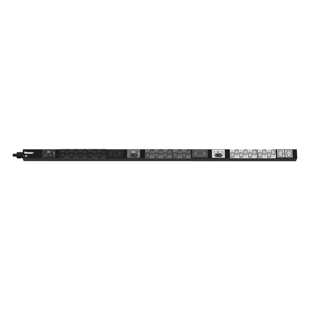 PDU Básico / NEMA L15-30P / 30x C13 + 6x C19 / 208 Vca / 30 A / Vertical 0U o Horizontal 1U/2U / Cable 3 m (10 ft)