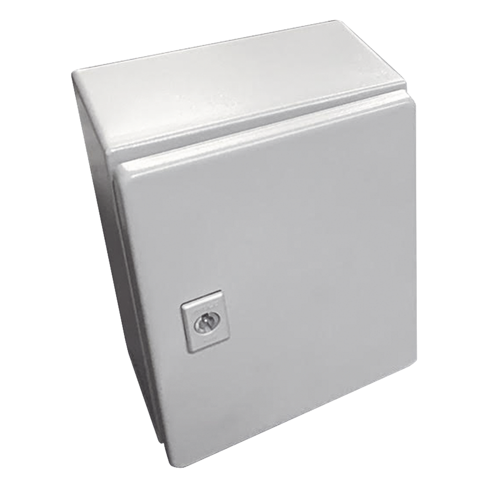Gabinete de Acero / NEMA 4 - IP66 / 30x30x20 cm / 12x12x8 pulgadas / Platina / Certificado UL