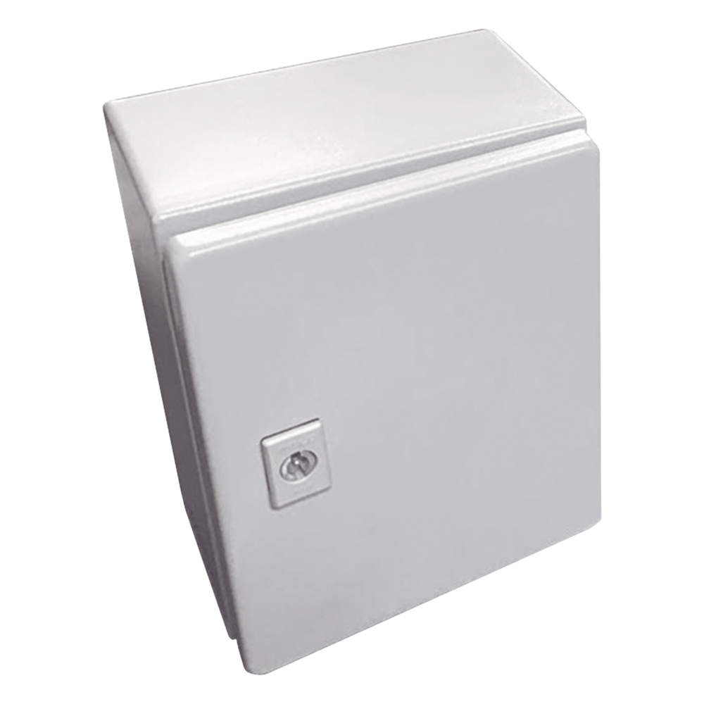Gabinete de Acero / NEMA 4 / IP66 / 15 x 15 x 12 cm / 5.9 x 5.9 x 4.7 in / Platina Incluida