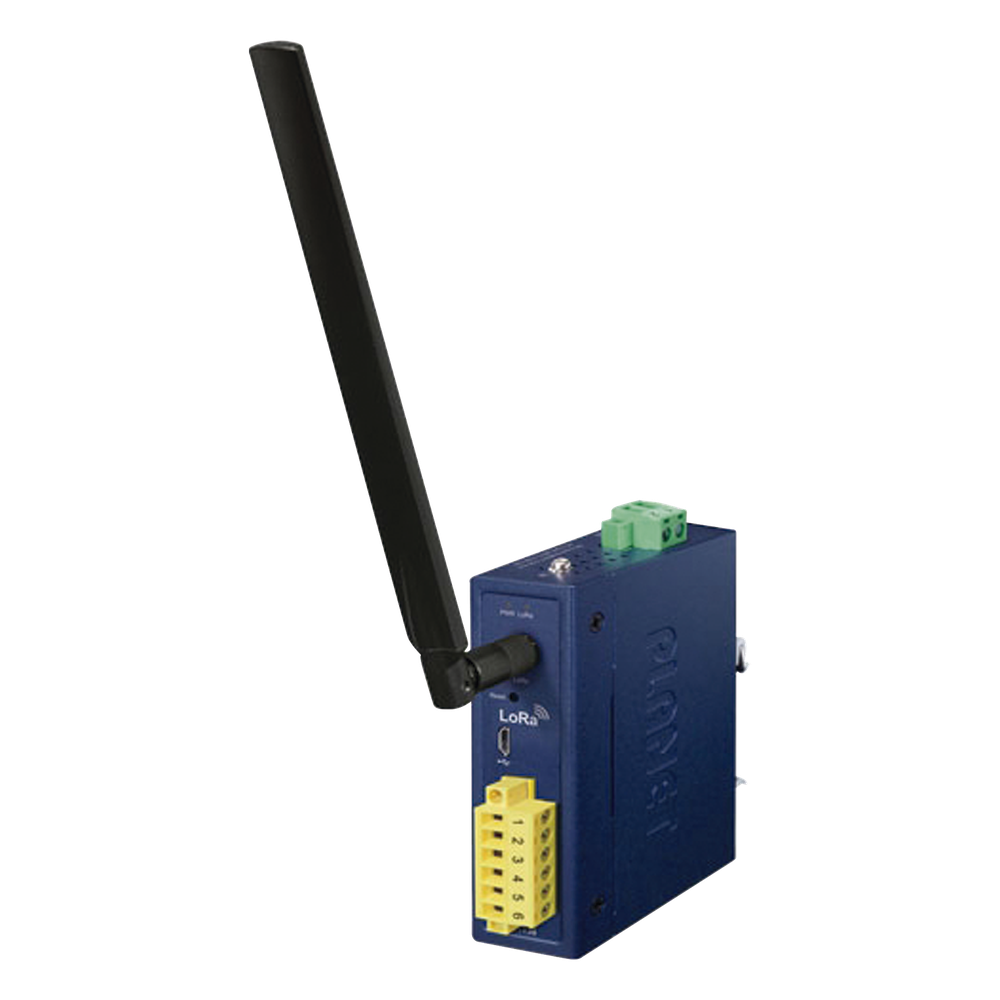 (LoRa) Controlador de Nodo Industrial IP30 (Modbus RS232, RS485)