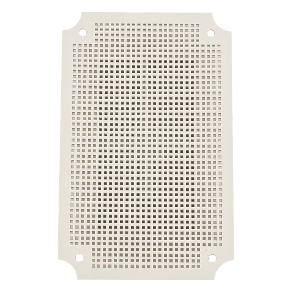 Placa Interna para Gabinete IP65 / ABS Resistente a Impactos / 250 x 160 mm / Instalación Torre, Poste o Pared / Optimizada para PoE y Baterías