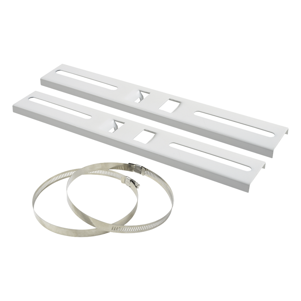 Montaje de Metal para Poste Universal / Ajuste 115-280 mm / Carga 30 kg / Ángulo 45° / Acero con Pintura Electroestática / 300x44 mm (0.98x0.14 ft)