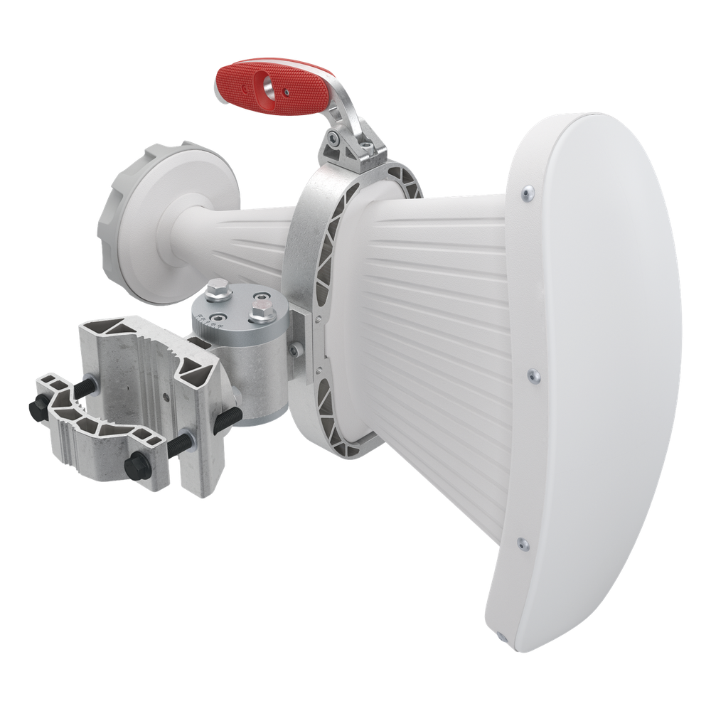 Antena Sectorial Asimétrica / 90° / 4900 - 7125 MHz / 15 dBi / TwistPort Sin Pérdida / Soporte Mejorado