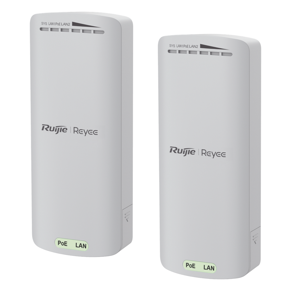 Kit Enlace Inalámbrico / 2.4 GHz / 300 Mbps / Alcance 500 m (1640 ft) / IP55 / 2x2 MU-MIMO / Dual LAN