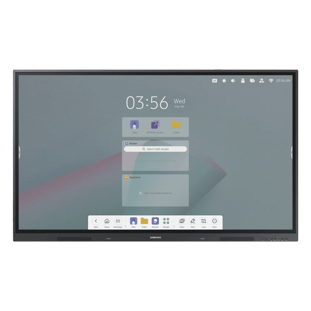 Pantalla Interactiva / 65" / 4K UHD / Táctil IR / 400 nits / Android 13 / WiFi 5 y Bluetooth 5.2 / VESA 600x400