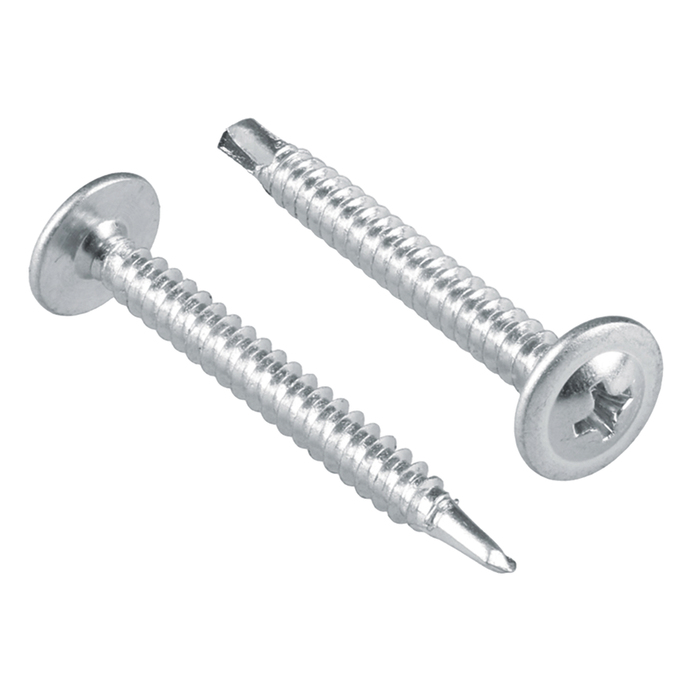 Tornillo Autoperforante / Cabeza Truss / #8 x 1 1/4" / Acero Galvanizado / Paquete 100 Piezas