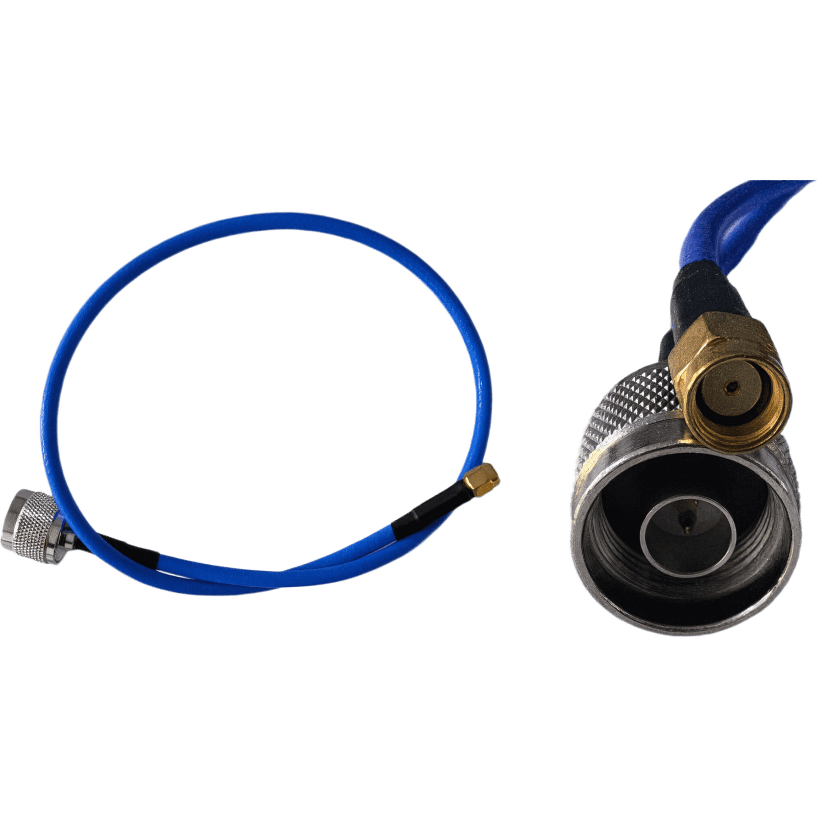 Jumper Coaxial / Baja Pérdida / DC a 6 GHz / VSWR 1.25 / N Macho a RPSMA / 0.5 m (1.64 ft)