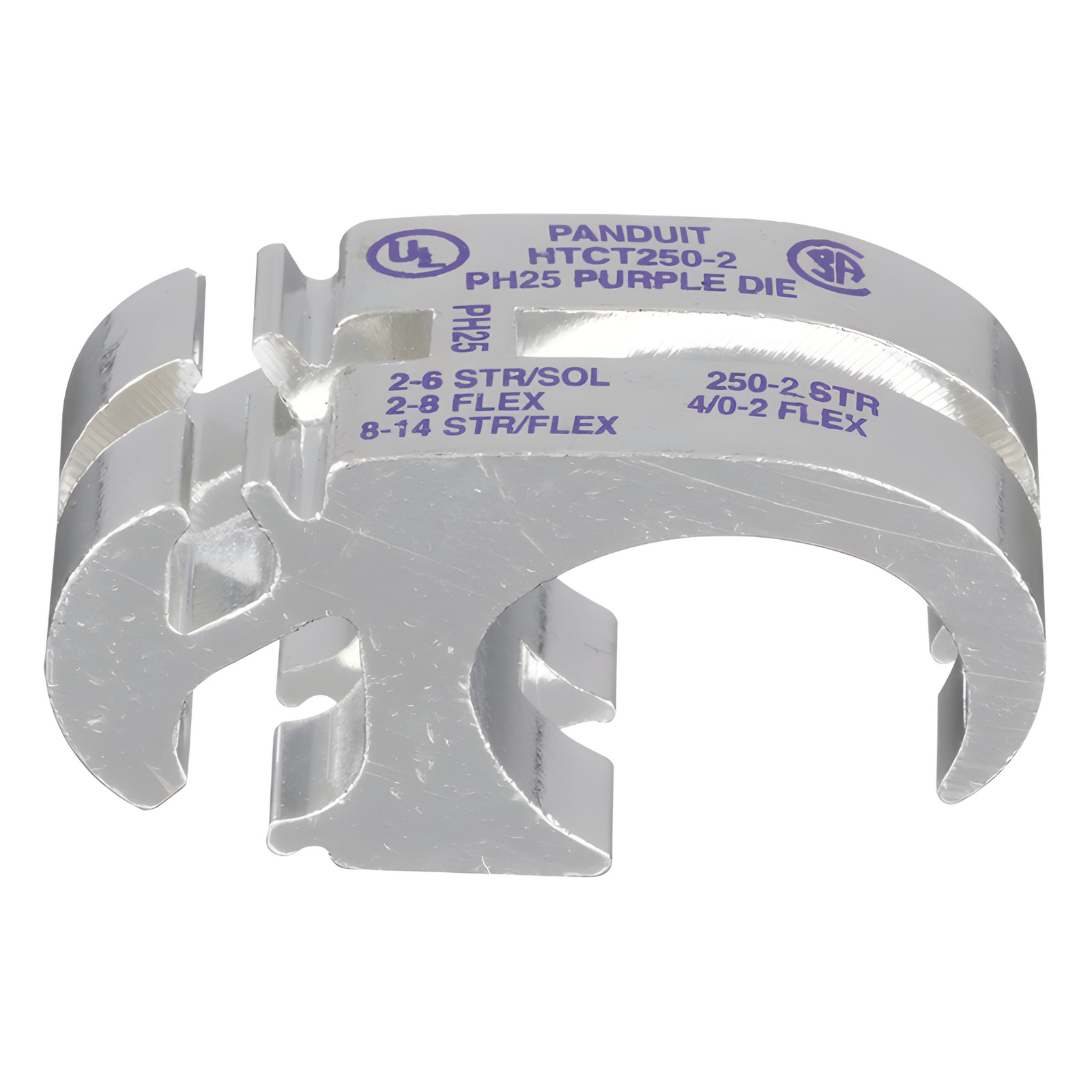 Conector de Compresión para Hacer Derivaciones de Cables, Espacios de 250 Kcmil a 2 AWG, 2 a 6 AWG, y 8 a 4 AWG