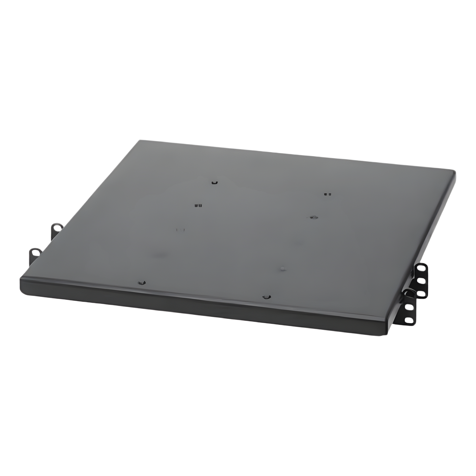 Charola para Rack 19 pulgadas / 1 UR / Profundidad 635 mm (2,083.3 ft) / Carga 113.4 kg (250 lb) / Doble Fijación 2 Postes / Acero Negro