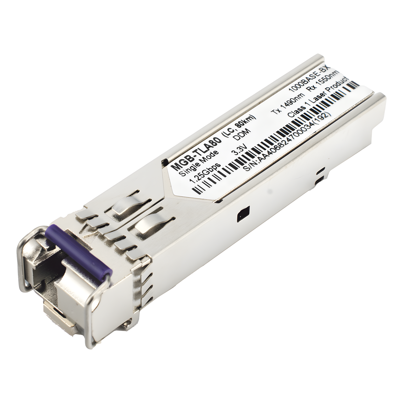 Módulo Industrial mini-GBIC SFP-Port 1000BASE-LX - 80 km (-40~85 grados C)