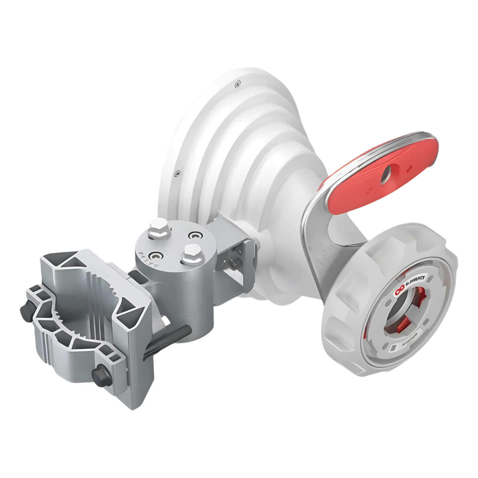 Antena Horn Asimétrica / 5 GHz / 17 dBi / Patrón Asimétrico 45° / TwistPort™ / IP55 / Montaje UBR