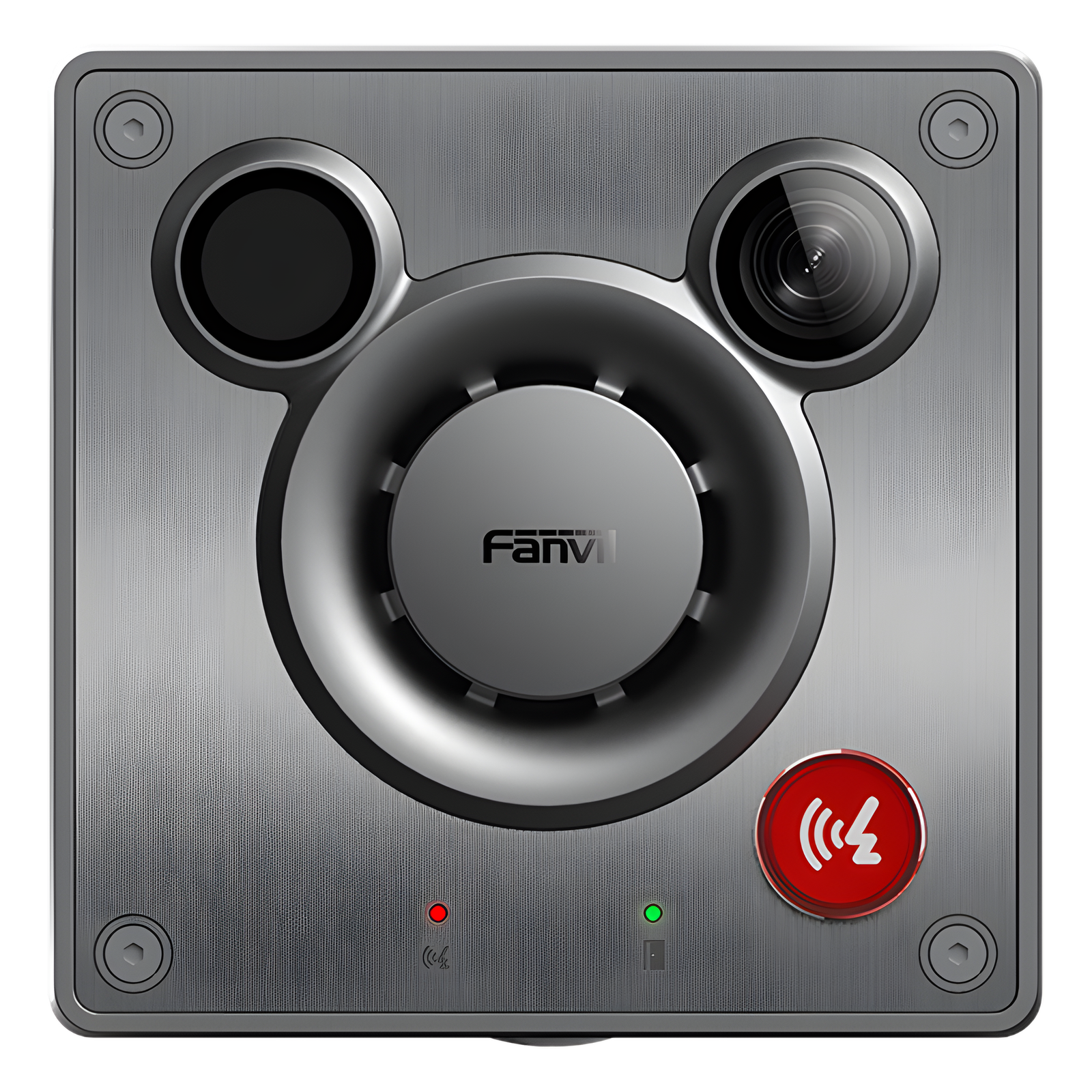 Video Intercom IP para Exterior / Cámara 4 Megapixel (1080p) / HDR e Iluminación IR / Altavoz 5W y Doble Micrófono con Reducción de Ruido / Panel Acero Inoxidable y Cuerpo Aluminio / IP66 e IK10 / PoE+ / 2 Líneas SIP