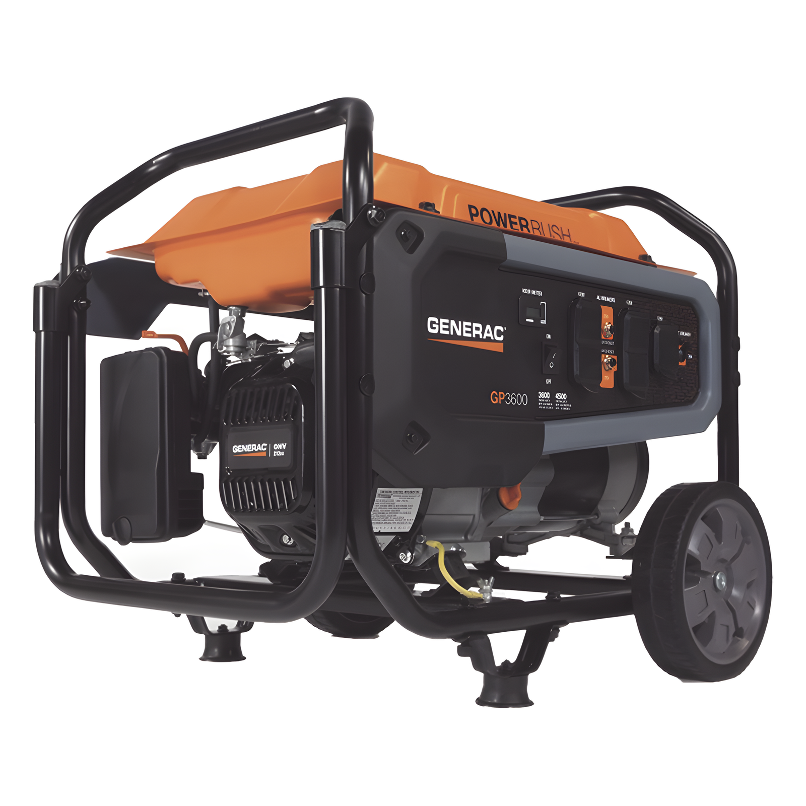 Generador Portátil a Gasolina / 3.6 kW Nominal / 4.5 kW Arranque / 120Vca / Tanque 14 L / Hasta 10.5 h Operación