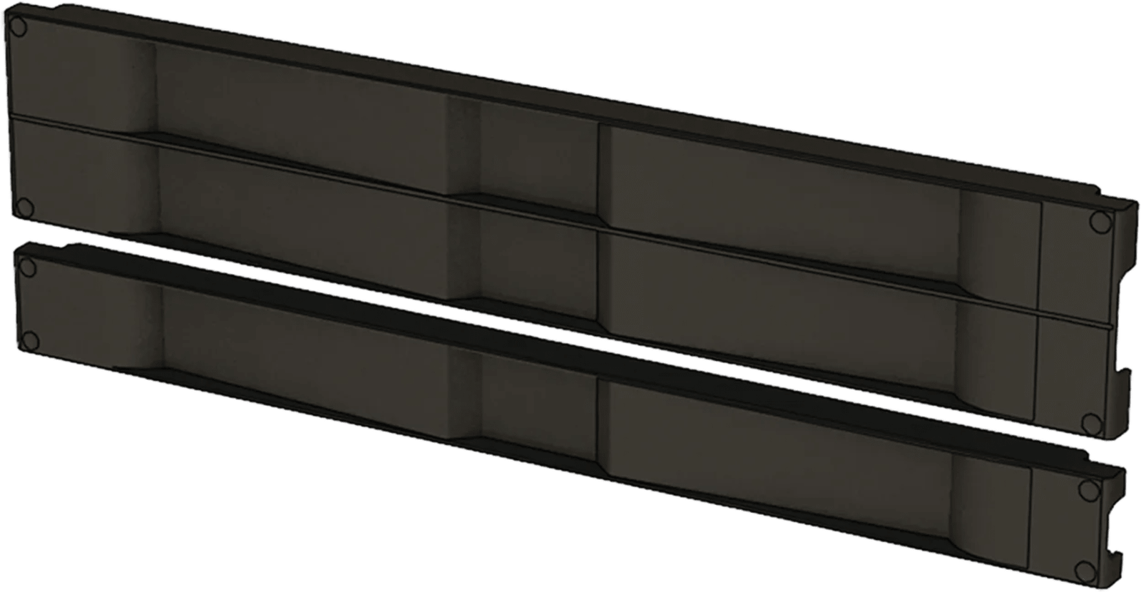 Tapa Ciega para Rack / 19" / 1 UR / Instalación a Presión Sin Herramientas / Plástico UL / Color Negro