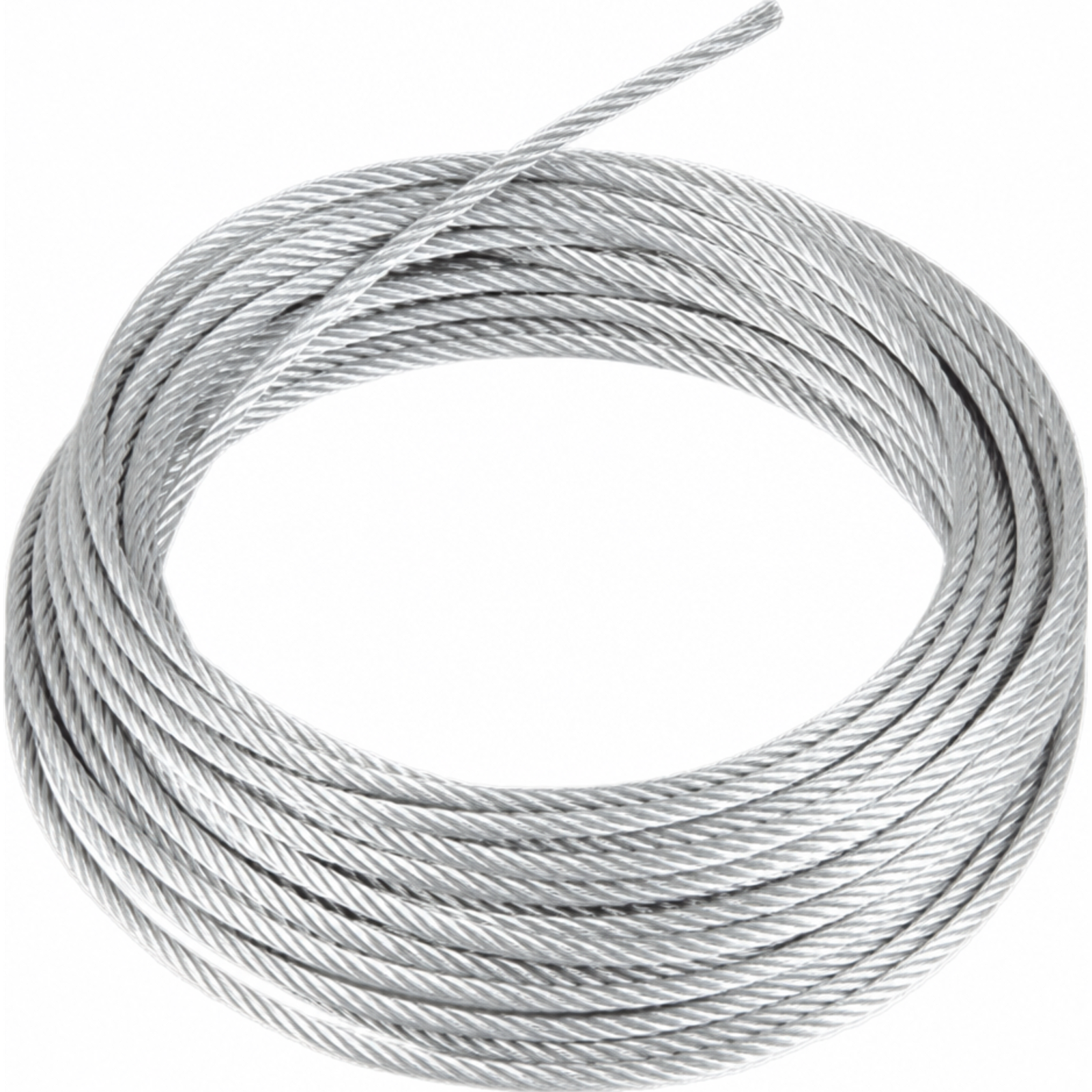 Rollo o carrete de 100 Metros de Retenida de 3/16" de Alta Resistencia, Galvanizado clase A.