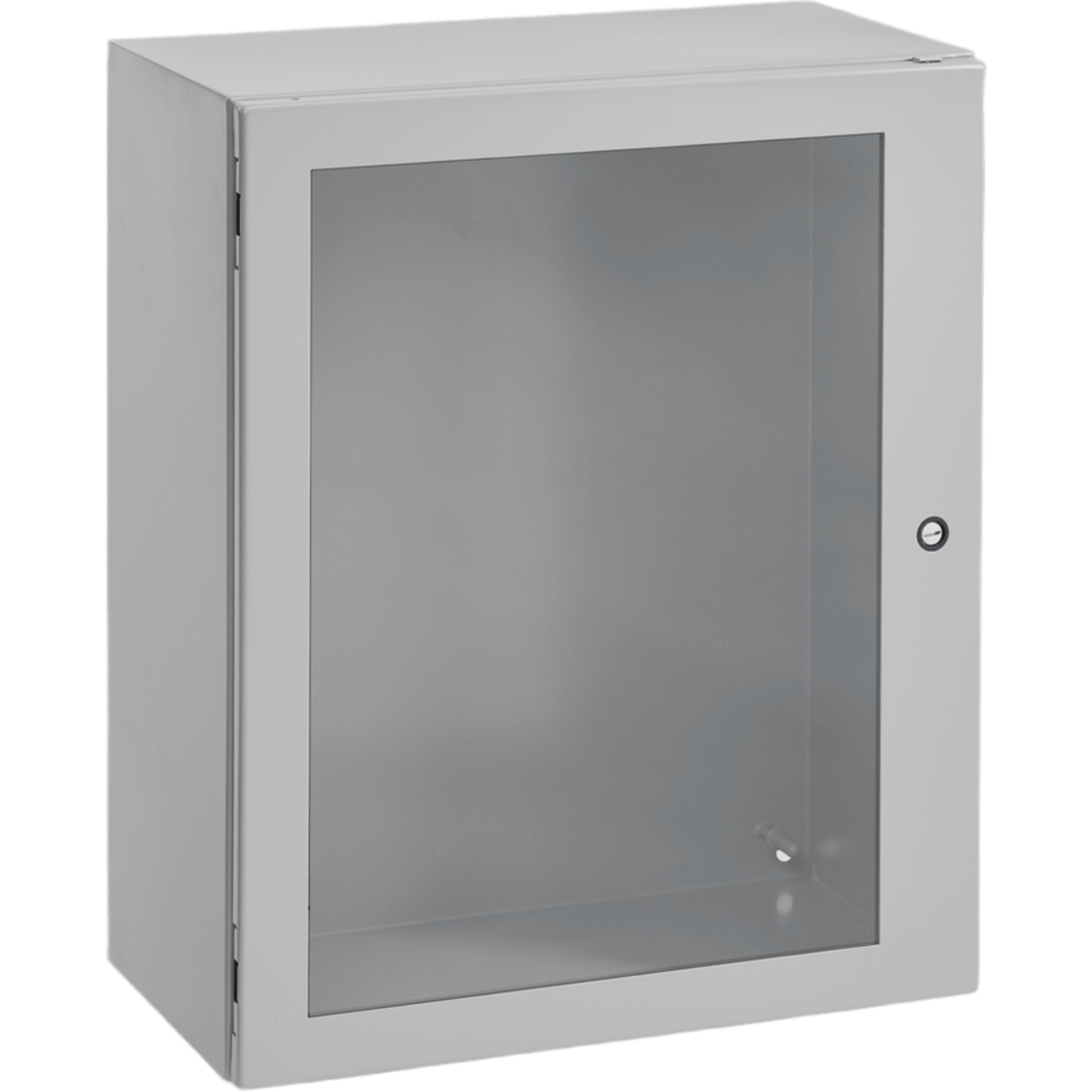 Gabinete Concept con Puerta de Ventana / 508 x 508 x 203 mm (20 x 20 x 8 in) / NEMA 4/12 / IP66 / Acero Gris Claro RAL 7035