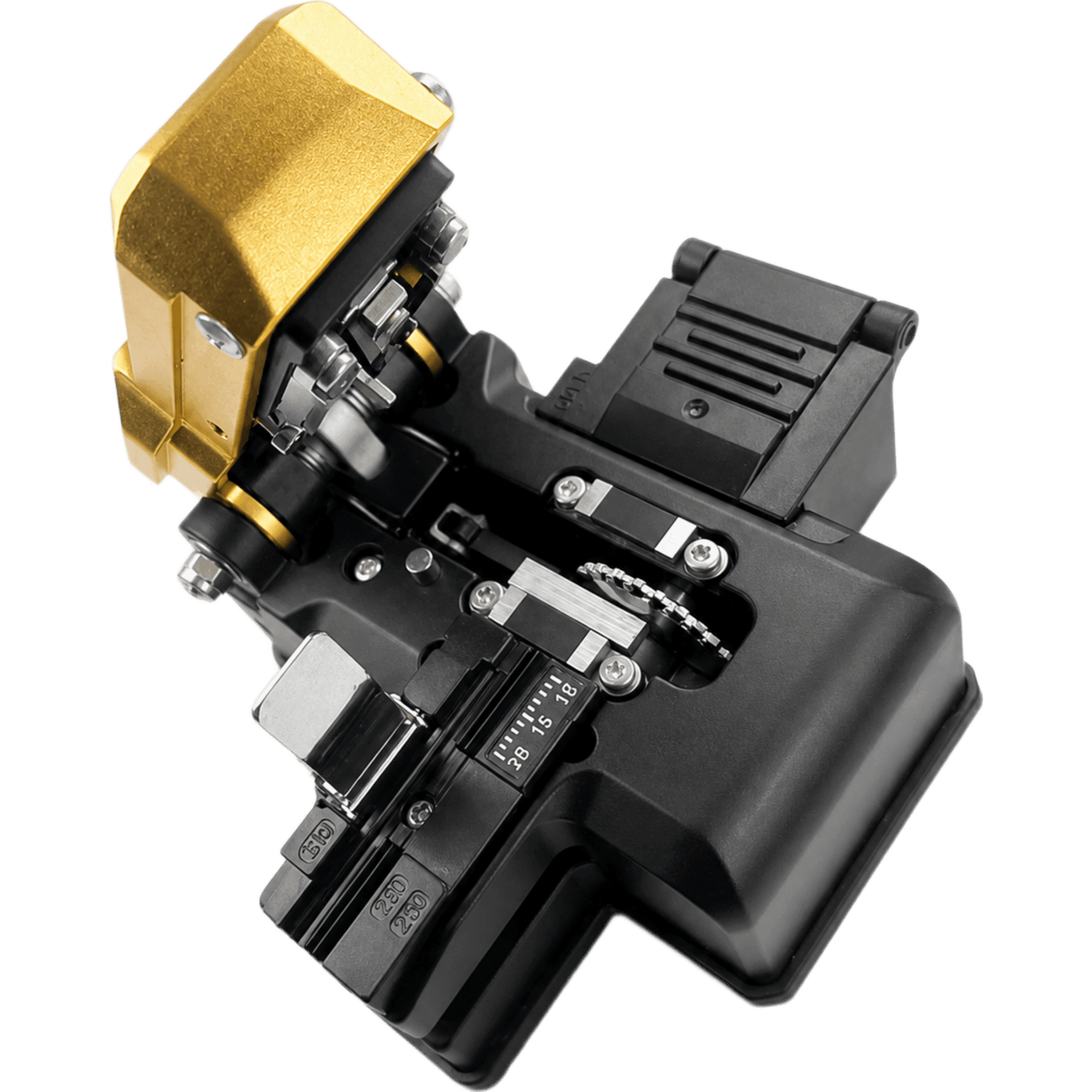 Cortadora de Fibra Óptica / 1 Paso / Cuchilla Rotativa 24 Posiciones / 48,000 Cortes / Semiautomática