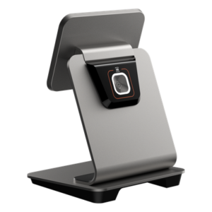 Base de Escritorio con Escáner 1D/2D / Conexión Quick Lock / Eje Giratorio 145° / Alimentación Inversa / Diseño Metálico