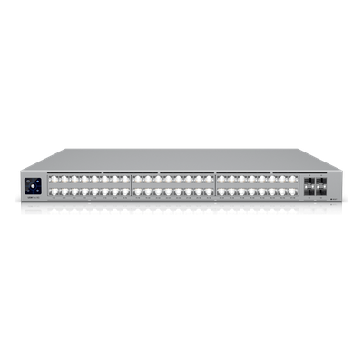 Switch Administrable / 48 Puertos / 32 × 10 GbE + 16 × 2.5 GbE / 4 × SFP28 25G / Capa 3 / 920 Gbps / Etherlighting™ / 1U Rack