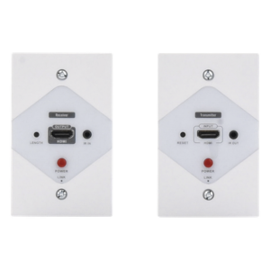 Extensor HDMI en Placa de Pared / 1080P @ 60 Hz / 40 m (131.2 ft) / Cat 6/6A/7 / IR Bidireccional / HDCP 1.4a/1.2a / Cero Latencia