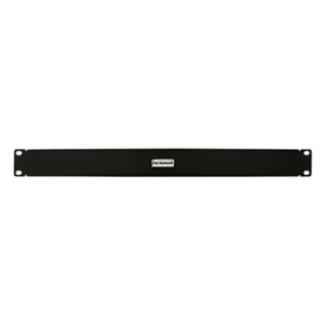 Panel ciego para rack / 1UR / 19in / Acero calibre 18 / Acabado negro semi-mate