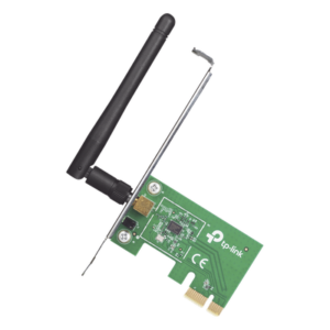 Adaptador Inalámbrico PCI Express / 150 Mbps / Banda 2.4 GHz / Antena Desmontable 2 dBi / IEEE 802.11n/g/b
