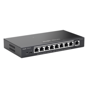 Switch Administrable PoE+ / 9 Puertos Gigabit / 8 Puertos PoE+ 802.3af/at / 120 W / Alcance Extendido 250 m (820.2 ft) / Sin Ventilador