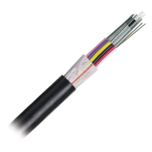 Cable de Fibra Óptica / 6 Hilos / Planta Externa / Dieléctrico / Monomodo OS2 / 0.40 pulgadas (10.16 mm)