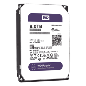 Disco duro WD de 8TB / 7200RPM / Optimizado para Videovigilancia