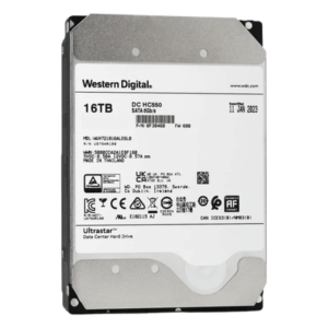 Disco Duro Enterprise 16 TB / Wester Digital (WD) / Serie Ultrastar / Recomendado para Data Center y NVRs de Alta Capacidad / Alto Performace