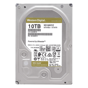 Disco Duro Gold de 10 TB / 7200 RPM / Optimizado para NAS, RAID, Data Center y NVRs de Gran Capacidad / Uso 24-7 / Proteccion Antivibración / 5 Años de Garantia / HelioSeal