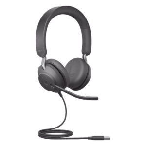 Jabra Jabra Evolve 2 40SE, Auricular stereo versión MS con aislamiento de ruido, conexión USB-A y indicador de ocupado (Busylight) (24189-999-999)