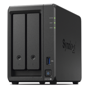 Servidor NAS de 2 Bahías (Expandible a 7 Bahías) / Hasta 126 TB / Servicio Nube Gratis (P2P) / Administración Remota y Respaldo Programado