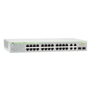 Switch WebSmart / 24x FE 10/100 Mbps / 2x GE 10/100/1000 Mbps / 2x SFP Gigabit Combo / 12.8 Gbps Switching Fabric